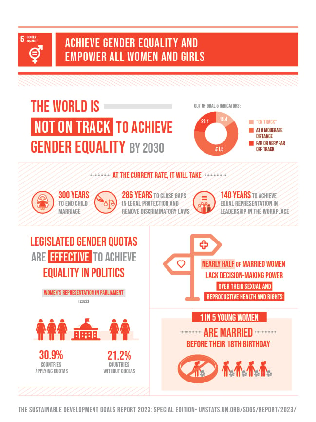 Obiettivi Agenda ONU parità di genere